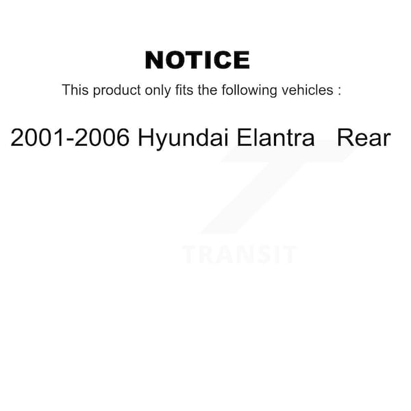 Rear Strut And 72 Link Kit For 2001-2006 Hyundai Elantra